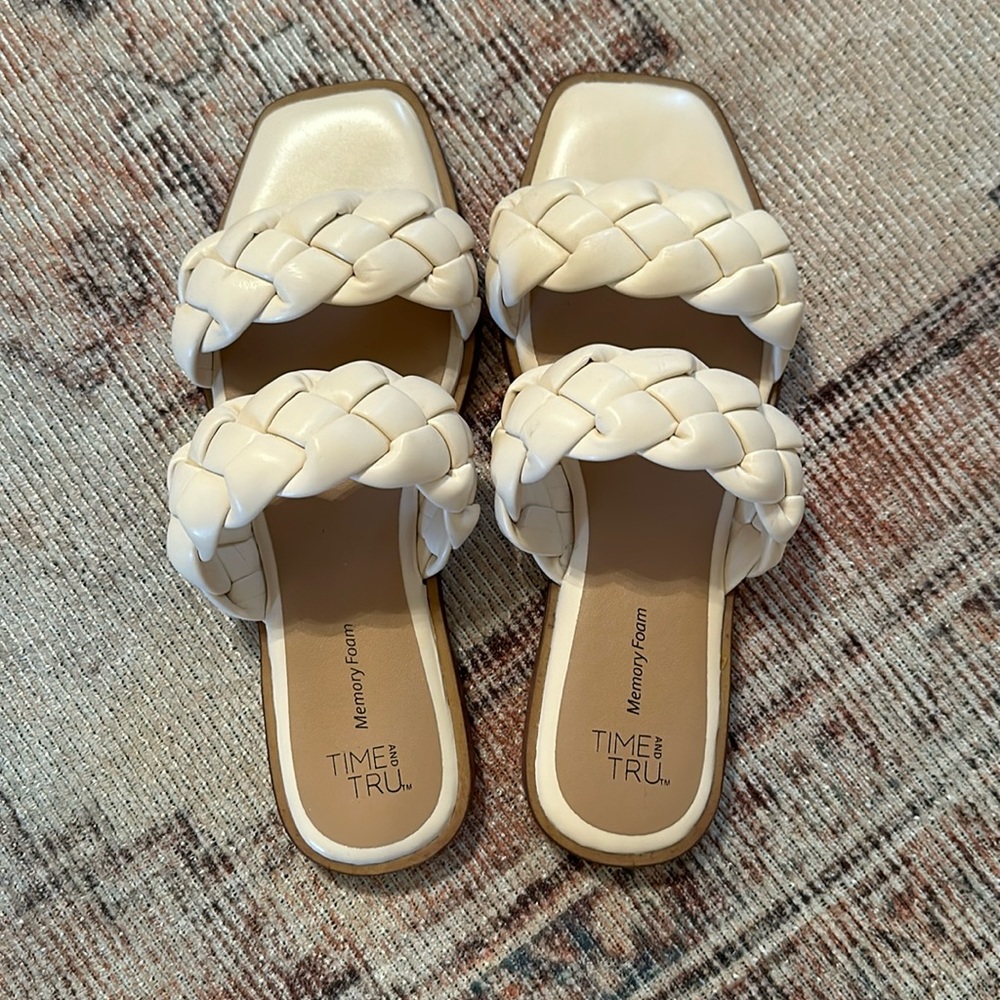Braided sandals